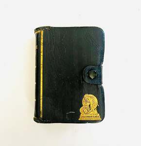 Toys: One Deck of Cards Black Leather Holder