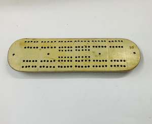 Toys: Solid copper cribbage board