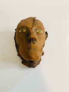 Pottery: Hand crafted pottery head