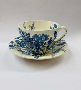 Very large Maling cup and saucer