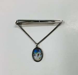 Silver Jewellery: Silver butterfly wing tie slide