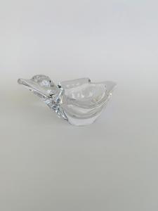 Crystal And Glass Vases: Vannes Le Chatel Crystal Small Bird with Neck up