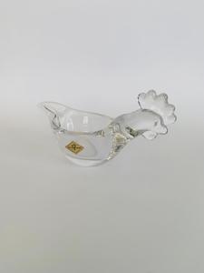 Vannes Le Chatel Crystal Rooster Bowl