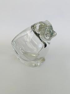 Glass Owl Dish