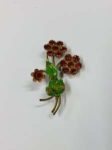 Vintage flower brooch