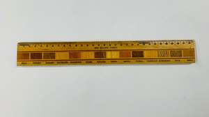 Kiwiana: NZ native Timbers ruler