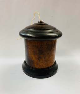 Victorian wooden treen twine holder