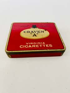 Craven Red Virginia Cigarettes Collectable Tin