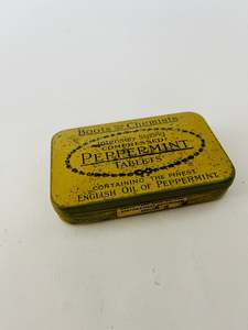 Boots The Chemists Peppermint Tablets Collectable Tin