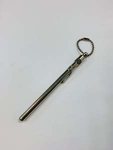 Brass And Metalware: Vintage cased thermometer