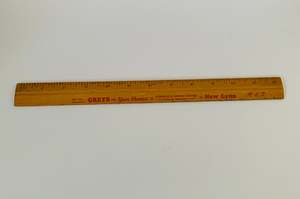 30cm wooden ruler Greys Chemist New Lynn Auckland