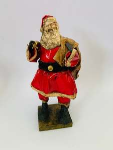 Vintage Papier-mâché Santa