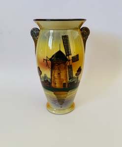 Pottery Vases: Large Torquay Windmill vase