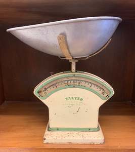 Salter antique cookery scales