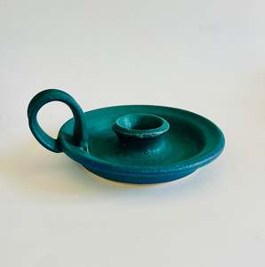 Candles: Blue Pottery Wee Willy Winky