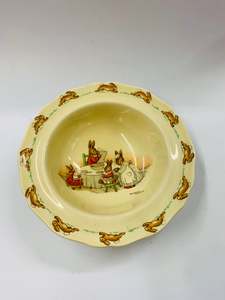 Toby Jugs: Royal Doulton Bunnykins bowl Breakfast time