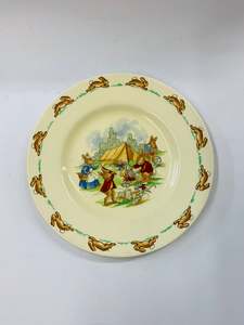 Royal Doulton Bunnykins side plate Camping