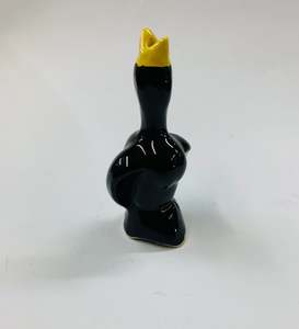 Cookware: Ceramic black bird pie funnel