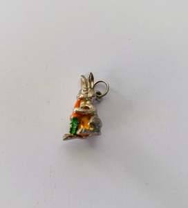 Sterling Silver Easter Rabbit Charm
