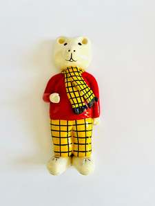 Figurines And Ornaments: Dough Dynamics Rupert Bear New Zealand Made