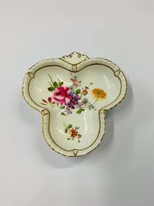 Royal Crown Derby posies clover shaped dish