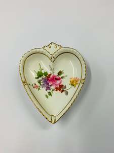 Royal Crown Derby posies heart shaped dish
