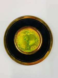 Plates And Platters: Chokin Art Kiwi plate