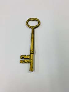 Large Vintage brass key