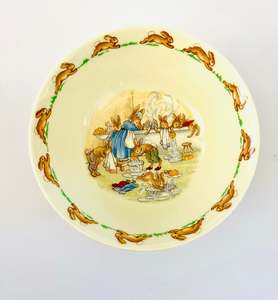 Childrens Gifts: Bunnykins Doing laundry breakfast Bowl￼