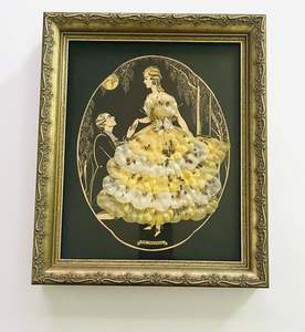 Framed "The Proposal" with a hand crafted dress
