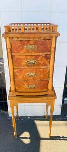 Furniture: Colonial New Zealand wood collectors chest