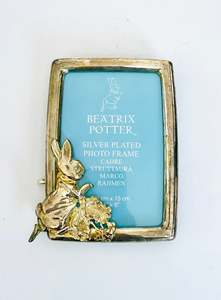 Clocks Mirrors And Frames: Beatrix Potter Silver Plated Childrens Frame