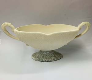 Titian? Studio pottery speckled vase