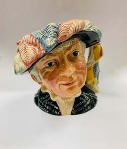 Toby Jugs: Large Royal Doulton “Pearly Queen” Toby Jug