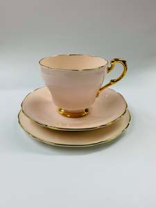 Cups And Saucers: Paragon pink trio