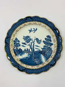 Chinaware: Booths Real Old Willow lunch plate