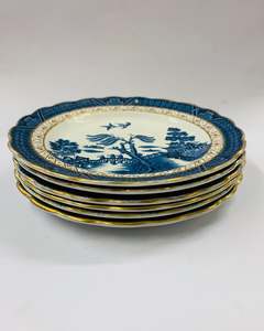 Booths Real Old Willow set 6 side plates
