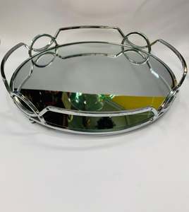 Art Deco mirror serving tray