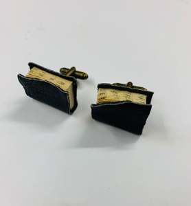 Jewellery: Vintage book cufflinks