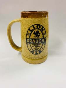 Lion Draught Ale Beer mug