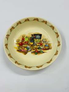 Royal Doulton Bunnykins large bowl Geography Lesson