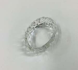 Crystal napkin ring oval shape