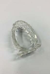 Crystal napkin ring oval shape