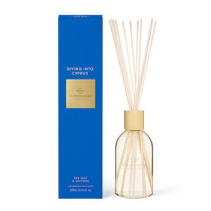 Glasshouse Fragrance Diffusers: Glasshouse Fragrances DIVING IN CYPRUS 250ml Diffuser