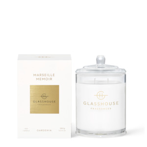 Glasshouse Fragrances Soy Candles: Glasshouse Fragrances MARSEILLE MEMOIR 380g Triple Scented Soy Candle
