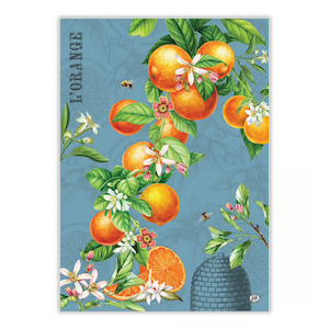 Michel Design Works Tea Towels: Michel Design Works L'Orange Tea Towel PRE ORDER AVAIL END FEB