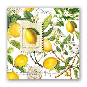 Napkins: Michel Design Works Lemon Basil Luncheon Napkins