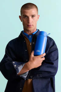 Frank Green Ceramic Reusable Bottle Limited Edition - Blue Lagoon 34oz/1000ml