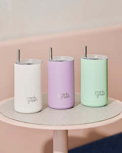 Iced Coffee Cup with Straw 425ml - Moon Dust