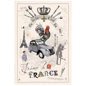 The Little French: Winkler Tea Towel France
